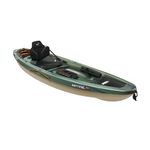 Pelican Recreational Angler Sit-On-Top Kayak - SENTINEL 100X ANGLER fade black green / light khaki -9.5 Feet Lightweight - MBF10P100-00