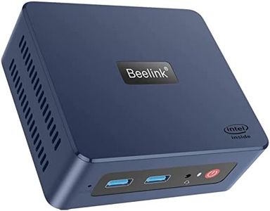 Beelink Mini PC, Mini S Mini Computer 11th Gen Quad-Core N5095, Desktop Computers 8G DDR4 RAM 256G SSD 4K UHD Dual HDMI, 2.4G+5G WiFi Gigabit Ethernet/BT4.0 for Office/Home