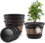 Quarut Plant Pots Set of 4 Pack 12 