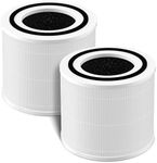 Fil-fresh Core 300 Replacement Filter, Compatible with LEVOIT 300 and Core 300S Air Purifier, H13 True HEPA Filters and Activated Carbon, Replace Core 300-RF, 2-Pack