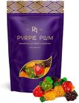 Purple Plum 4D Gummies for Cake Decorations | 3D Gummy Mix of Strawberry, Pineapple, Grape and Apple as CupCake Toppers | Perfect Gummy Snack and Cupcake Decoration