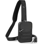 Sling Bag, Tactical Crossbody Bag with Zipper Lock RFID EDC Small Shoulder Bags for Men Women