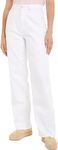 Tommy Hilfiger Women Jeans Relaxed Straight High Waist, White (Th Optic White), 29W/32L