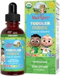 MaryRuth's Cocomelon Toddler Probiotic Liquid Drops | Kids Probiotics for Ages 1-3 | 5 Probiotic Strains | 150 Billion CFU Per Serving | USDA Organic | Sugar Free | Vegan | Gluten Free | 1 Fl Oz