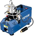 VEVOR High Pressure Compressor, 4500PSI/30MPA/300BAR High Pressure Air Compressor, 1800W 220V Automatic Stop Air Rifle Compressor Suitable for Paintball Air Rifle, PCP Rifle, Air Pistol, Diving Bottle