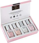 Karma Organic Surprise Beautiful Natural Nail Polish Gift Pack-Non-Toxic Nail Art, Vegan and Cruelty-Free Nail Paint (Bridal Set)