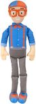 Blippi BLP0019 Bendable Plush Doll, 16” Tall Featuring SFX-Squeeze The Belly to Hear Classic catchphrases-Fun, Educational Toys for Babies, Toddlers, and Young Kids