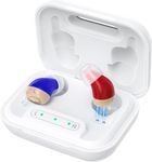 Hearing Aids, Rechargeable (ITE) In-Ear Design with Auto On/Off, Anti-Howling Technology, Smart Noise Reduction Chip for Crystal Clear Sound, Comfortable Fit for Elderly & Hearing Loss
