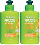 Garnier Fructis Sleek & Shine, Intensely Smooth Leave-in Conditioning Cream, 300 mL (Pack of 2)