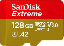 SanDisk 128GB Extreme for Mobile Gaming microSD UHS-I Card - C10, U3, V30, 4K, A2, Micro SD - SDSQXA1-128G-GN6GN