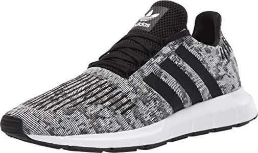 adidas Men's Swift Run Sneaker, Core White/Core White/Black, 11.5