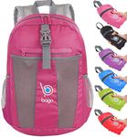 Bago Lightweight Small Hiking Backpack for Women Men Kids- 25L Travel Day Pack - Foldable Waterproof Hiking Daypack Backpack Ultralight for Outdoor and Sports - Packable Backpack (Pink)