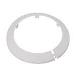 sourcing map Pipe Cover Decoration, 110mm PP Plastic Escutcheon Water Pipe Drain Line Cover White 4pcs