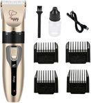 Dog Clippers Professional for Thick Hair,Low Noisedog Grooming Kit Rechargeable Dog Grooming Clippers Detachable Metal Blade Dog Clippers Cordless Dog Trimmer for Grooming Pet Clippers