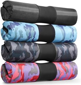 MODY RODY Non Slip Olympic Barbell Pad for Squats Workout Hip Thrust Pad with Handle Attached Barbell Pad Camo Used for Adults to Protect Neck in Gym Training