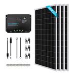 Renogy 400W Solar Panel Kit 12V Mono rv Solar Power Kit,Solar Panel System with PWM 30A Controller for RV,Boats, Trailer,Camper,Marine,Off-Grid System