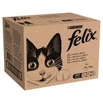 Felix Mixed Selection in Jelly Cat Food, 100 g x 80 Pouches