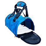 Sturdi Products Bag Double Sided Divided Pet Carrier, Large, Blue Jay