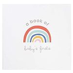 C.R. Gibson Rainbow ''A Book of Baby's Firsts'' Baby First Year Memory Book with Ink Pad, 36 Pages, 9.5'' x 9''