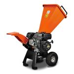 Pahel Agrotech 7 HP Mini Petrol Wood Chipper Shredder Heavy Duty Semi-Automatic Agricultural Machine | Single Shaft Direct Drive | Tree Branch Cutter | Garden Waste Mulcher for Farming & Landscaping