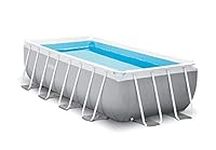 Intex 16 ft. x 8 ft. x 42-Inch Prism Frame Rectangular Pool Set