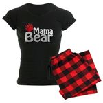 CafePress Mama Bear Pajamas Womens Novelty Cotton Pajama Set, Comfortable PJ Sleepwear