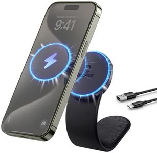 Baseus PrimeTrip Series C02 Mega Magnetic Car Mount – 360° Rotatable, Flexible, Strong Magnet, Stick-on Version for Universal Vehicle Compatibility (Flexible Version-Black)