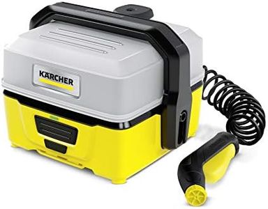 Kärcher Pressure Washer OC 3 Low Pressure Lithium-Ion Battery, Flow Rate: 2 l/h, Weight: 2.2 kg, Water Tank: 4 L, Spiral Hose: 2.8 m, Flat Jet Nozzle