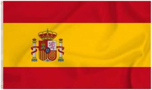 Storm&Lighthouse Bandera España Española Banderas Europa Decoracion 150 x 90 cm con ojales Copa Mundial