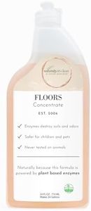Floor Cleaner | Makes 24-Gallons | All Floor Types | Hard Wood Floor Cleaner | Tile Floor Cleaner | pH Neutral Floor Cleaner | Biodegradable | Kids & Pets Safe Cleaner | No Rinse | Destroys Odors