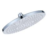 Aquieen 9" Round Removable Face Plate ABS Shower Head with Rub-bit Cleaning Nozzles (Easy Clean)