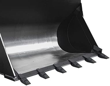 MERXENG 60" Bucket Clamp on Debris Forks, Heavy Duty Clamp on Pallet Fork 4000 lbs Capacity Bucket Forks Attachments Fit for Loader Bucket Skidsteer Tractor