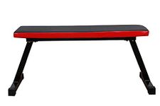 ALLYSON FITNESS Flat Gym Bench Home Workout Multipurpose Exercise Bench Press Weight Strength Training Flat Fixed Bench with 300 KG Capacity(Black)