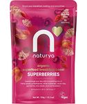 Naturya Organic Superberries Breakfast Boost - Nutrient-Rich Hemp, Goji, Goldenberries, and Chia Seeds Mix, High in Omega-3 and Protein, Vegan, Gluten-Free - 150g