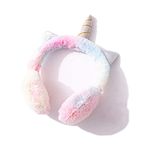 Virtual World Children Plush Unicorn Earmuff Ear Muffs Kids Lovely Winter Warmer Plush Unicorn Ear Cover(multicolor)