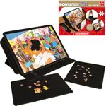 Puzzle Mates Portapuzzle Comfort - Non-Slip Felt, Portable Jigsaw Puzzle Board with Adjustable Angle for 500 to 1000 Pieces - Lightweight, Easy to Store Puzzle Mat, Sorter & Organiser - 49x68cm -Jumbo