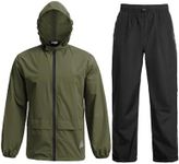 COOFANDY Rain Suits for Men Waterpr