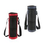 2Pcs 2L Waterproof Insulated Cooler Oxford Carry Bag for Water Drink，Bottle,Lunch