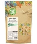 Wholefood Earth Long Grain Brown Rice 2 kg | GMO Free | Natural | Source of Fibre