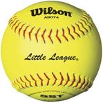 Wilson A9274 Little League Softball (12-Pack), 11-Inch, Optic Yellow