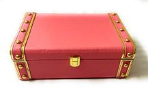 GONATURS Classic Decorative Gift Trunk Box India Tradition (Peach) , Rectangular , Medium, engineered wood