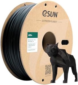 eSUN 3D Printing Filament ABS PRO Plus Spool 1.75mm 1KG Dimensional Accuracy +/- 0.05mm for 3D Printers,Black