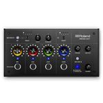 Roland BRIDGE CAST Dual Bus Gaming Mixer in Black | Pro Audio Streaming Interface and Mixer for Online Gamers | 32-Bit Hardware DSP | USB-C Windows and Mac Connectivity | XLR Input for Microphones