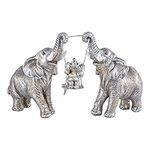 Elephant Statue.Silver Elephant Dec