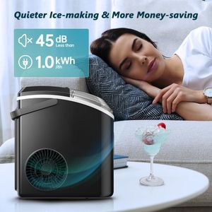EUHOMY Nugget Ice Maker – Countertop Chewable Ice Machine