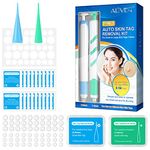 Skin Tag Removal Kit, Skin Tag Remover Pen with 60 Micro and Regular Skin Tag Bands, Wart Remover with 36 Skin Tag Removal Repair Patches, Easy Auto Skin Tag Remover Device to Remove(1mm-9mm)