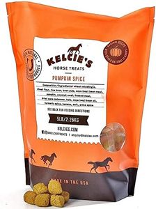 Kelcies Pumpkin Spice Horse Treats for Training and Bonding - Made with All-Natural Flavors, Horse Treats Low Sugar Delights of Pure Flavor and Health, Suitable for Horses with Cushing's, 5lbs Bag