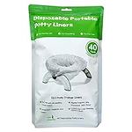 40 Disposable Potty Bags, Potty Lin