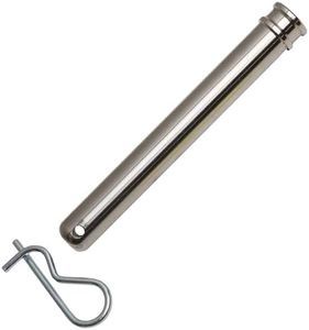 GEN-Y GH-098 3/4" Gooseneck Coupler Pin 5.25" Useable Length & Twist Clip