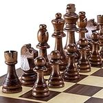 AMEROUS Wooden Chess Pieces Only, T